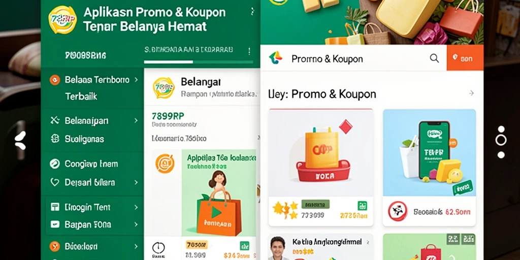 Antarmuka aplikasi 789RP menampilkan promo dan kupon menarik.