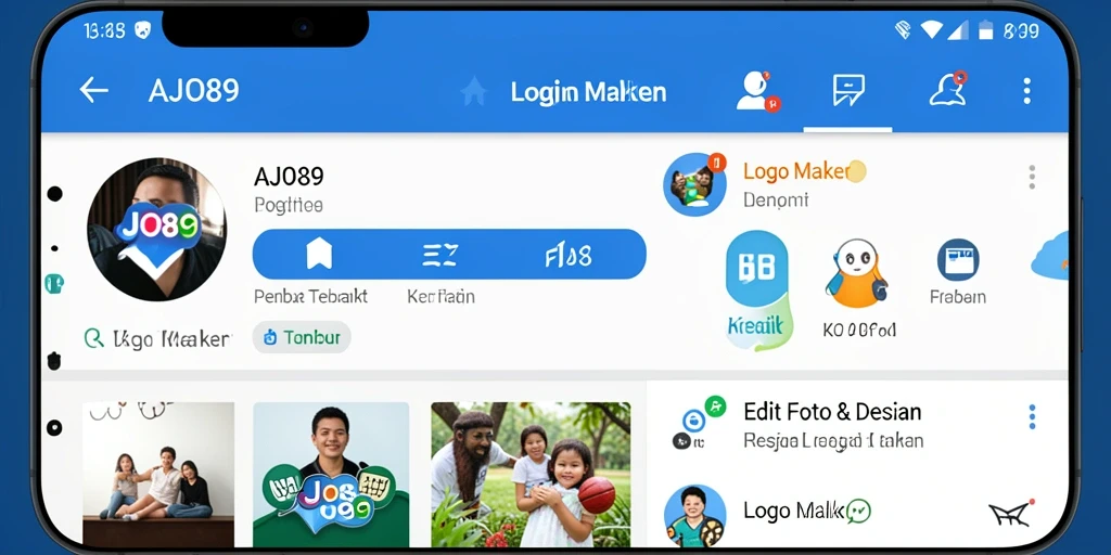 Tampilan antarmuka AJO89 yang intuitif dan mudah digunakan.