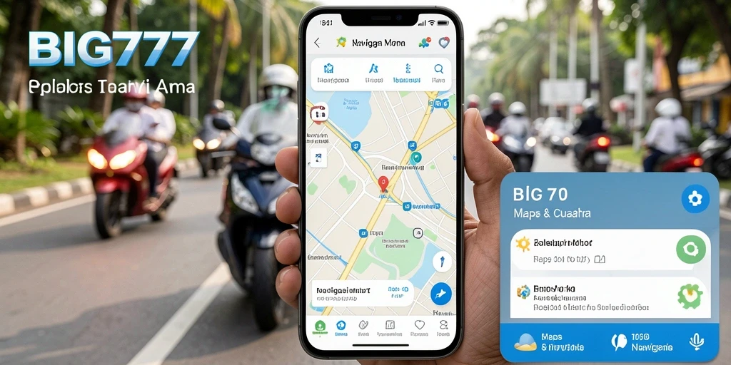 Tampilan antarmuka aplikasi BIG777 yang sederhana dan mudah digunakan.