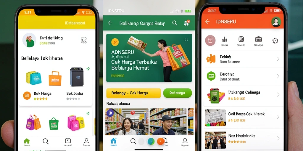 Screenshot antarmuka IDNSERU menampilkan fitur Cek Harga yang mudah digunakan.