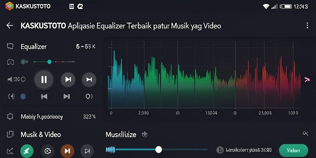 Antarmuka KASKUSTOTO yang menampilkan pengaturan Equalizer.
