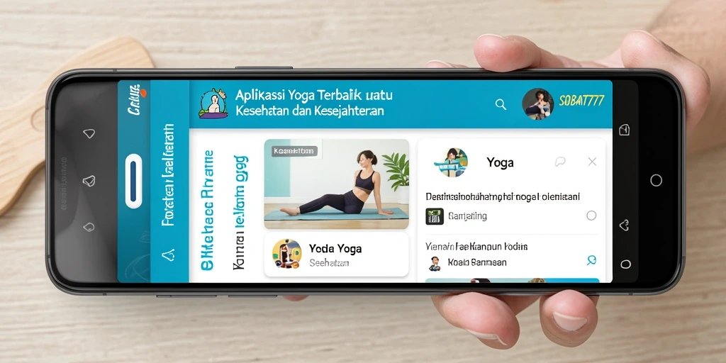 Antarmuka aplikasi SOBAT777 yang menawan dan fungsional.