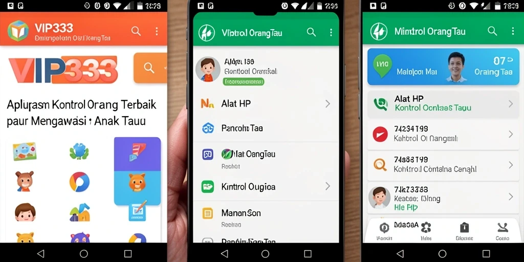 Tampilan antarmuka VIP333 yang intuitif dan user-friendly.
